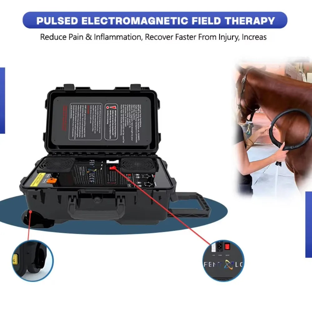 Veterinary Instrument PEMT Loop Magnetic Physiotherapy Device for Horse and Dog Orthopedic PEMF by Vet