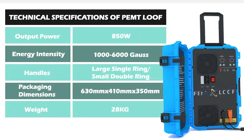 Horse Health Care Veterinary Instrument PEMT PEMF LOOP Magneto Technology for Pain Relief and Bones Repair