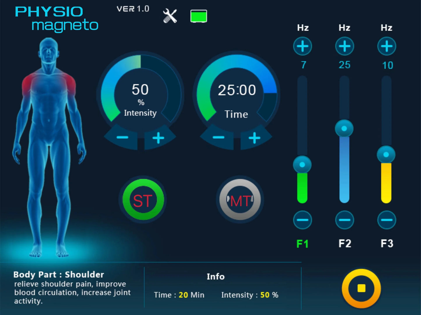 Extracorporeal Magneto Therapy Electromagnetic Pulse Osteoarthritis Physiotherapy Device For Painless
