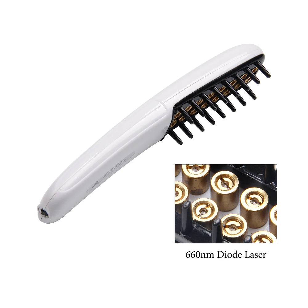 Electric Hair Growth Comb RF Hair Growth Comb Skin Rejuvenation Mode Straight Hair Comb