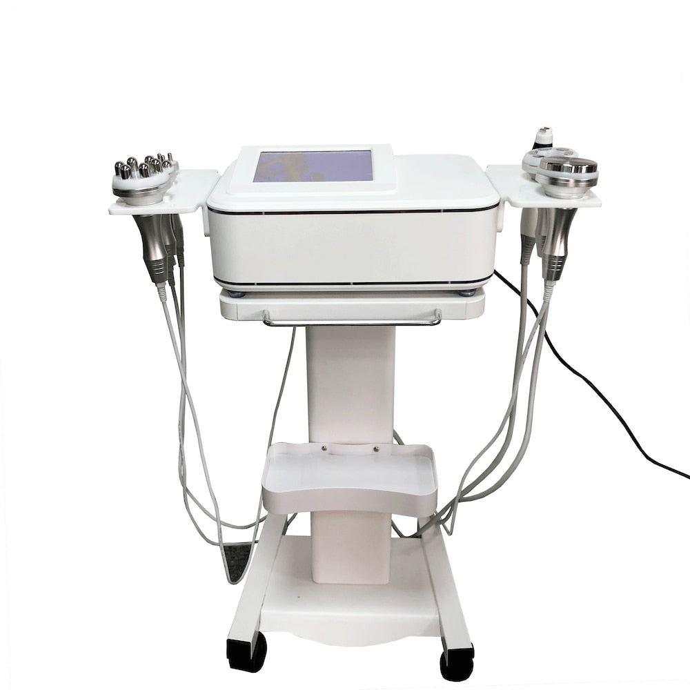 Portable Radio Frequency 6 in 1  Vacuum Vibration RF 40K Ultrasound Body Slimming Fat Reduce