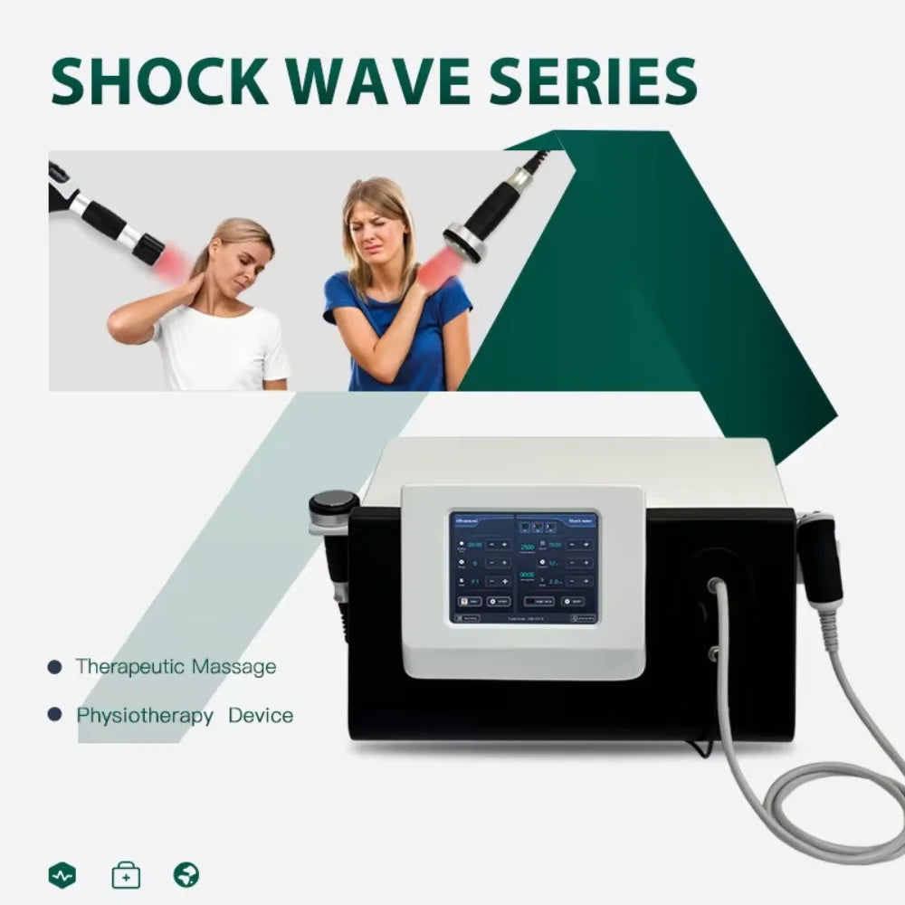 2 In 1 Ultra Care Pro Ultrasound And Radial Shockwave Physical Therapy Machine For Pain Relief For Home Use