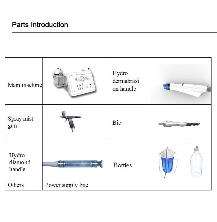 Multifunction Portable Diamond Dermabrasion Machine with Spray Function Bio  Facial Jet Peel Bio Water Oxygen Skin Care Machine