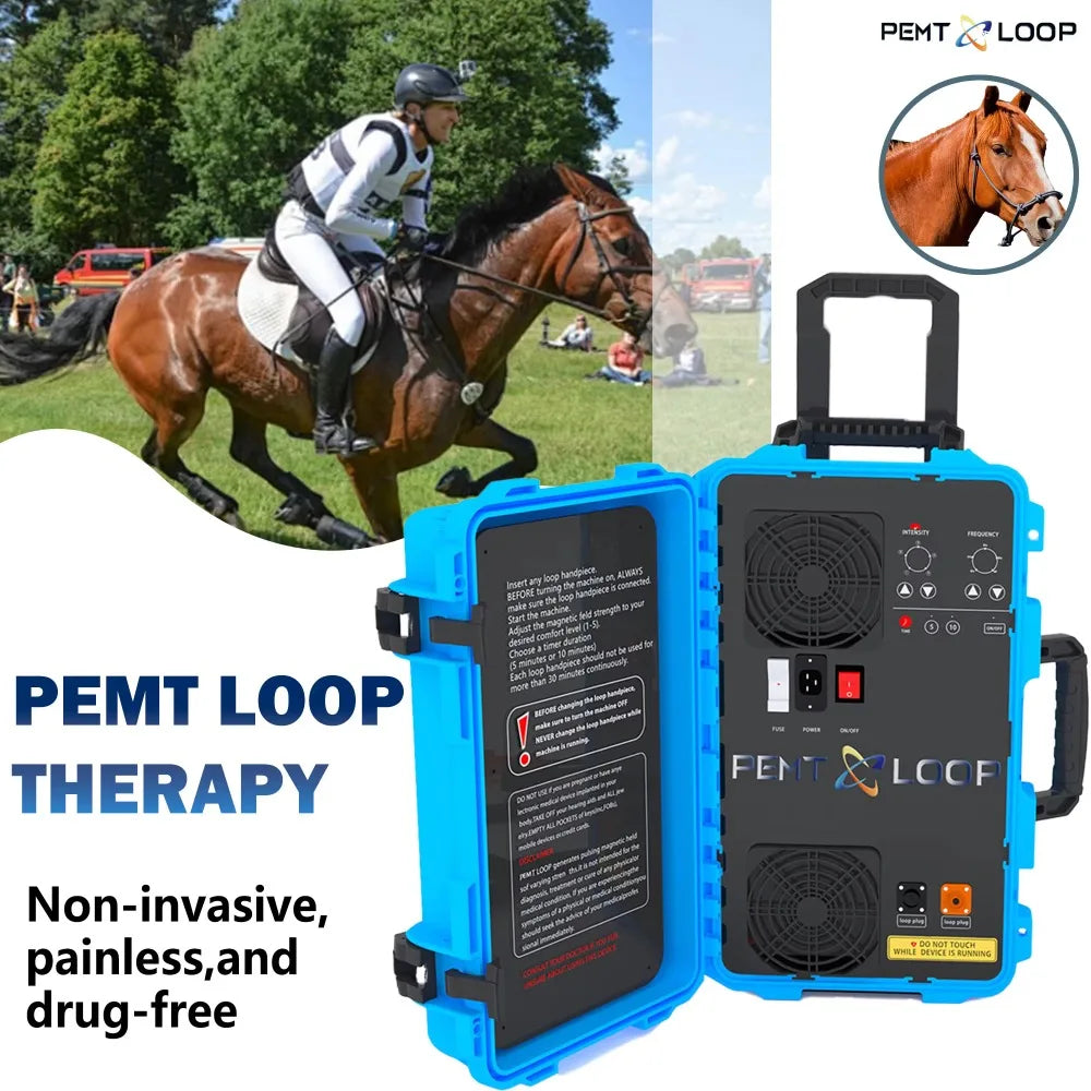 Horse Health Care Veterinary Instrument PEMT PEMF LOOP Magneto Technology for Pain Relief and Bones Repair