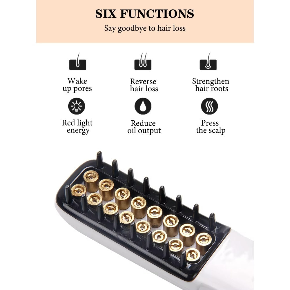 Electric Hair Growth Comb RF Hair Growth Comb Skin Rejuvenation Mode Straight Hair Comb