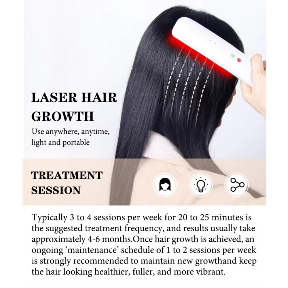Electric Hair Growth Comb RF Hair Growth Comb Skin Rejuvenation Mode Straight Hair Comb